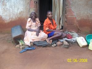 Rajab is an orphan.  Both he and his grandma are on the food program.