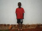 Tony Mayinja is Lydia Nambi's brother.  His father abandoned them, and his mother and he and Lydia have been on the food program at Nkumba church.