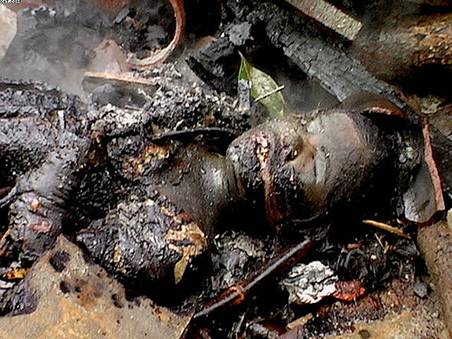 india-burn Christian burned to death