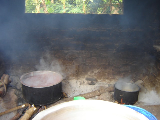 The current Nkumba kitchen