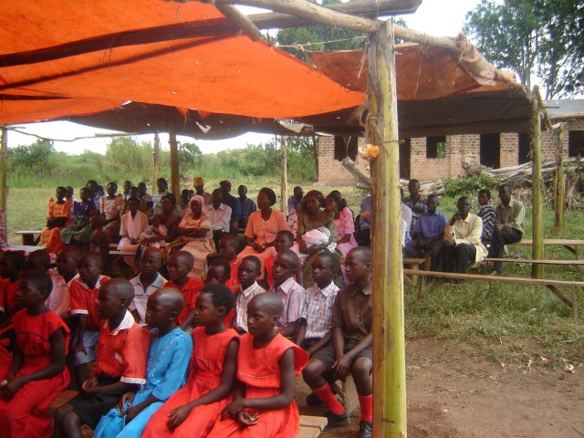 dsc02380 I bless the Lord for the opportunity to talk to large numbers of people and to encourage them to grow enough food for the kids. This is a very remote school. ~Brother John