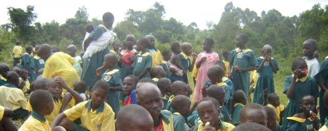 food-sensation-masaka "We did a party for the kids and marched around asking people to grow more food so that kids do not starve--so thaty they do not have to run away from home and steal food."