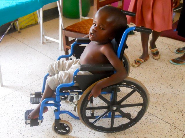 Andrew in wheelchair